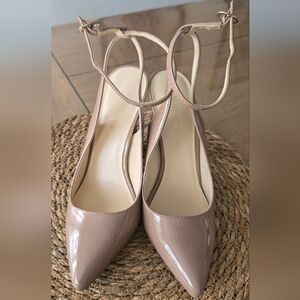 Nine West Beige Slingback Heels